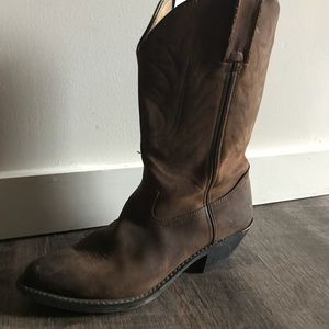 Durango Brown Leather Cowboy Boots